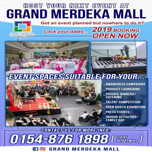 Host Your Event At Grand Merdeka Mall